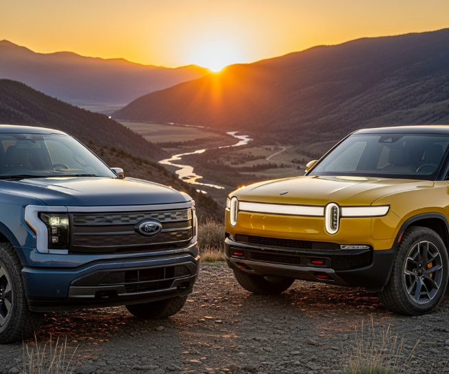 Best Electric Pickup Trucks in the USA — Ford F-150 Lightning vs Rivian R1T