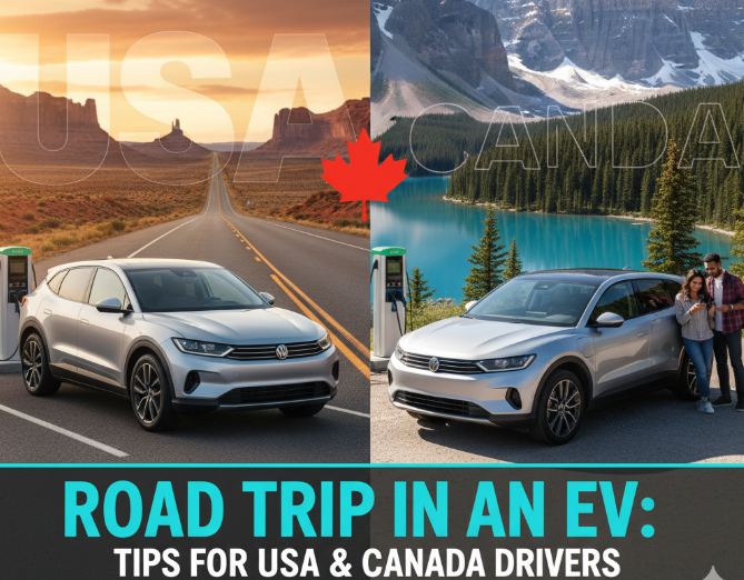 Road Trip in an EV: Tips for USA & Canada Drivers